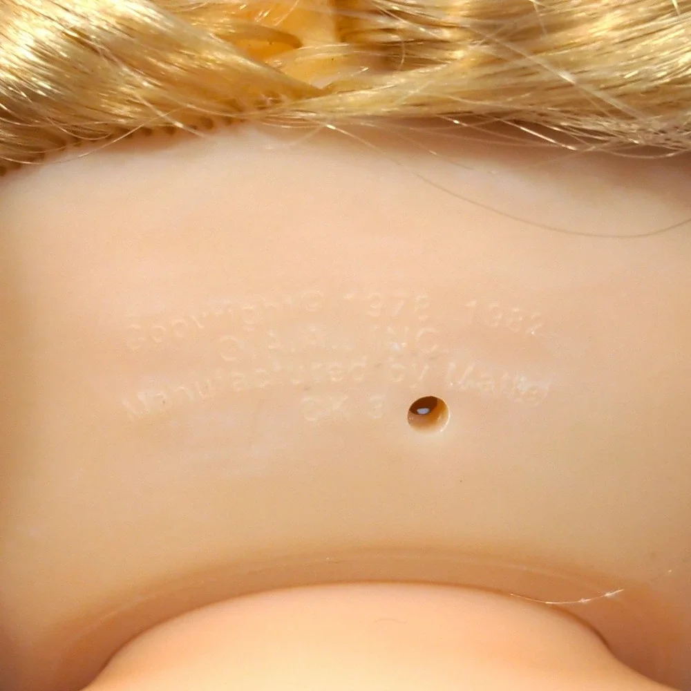 VTG 80's Hasbro Cabbage Patch Kids Splash N Tan Doll Blonde Blue Eyes 14